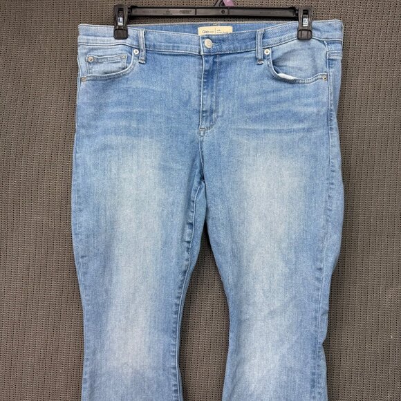 Gap 1969 Womens Size 33R Blue Baby Boot Light Wash Denim Jeans - Picture 11 of 11